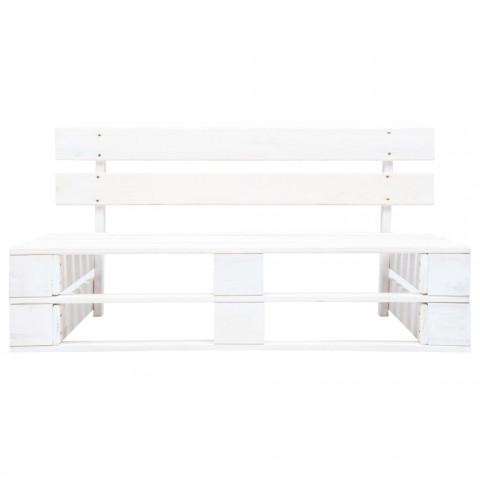 Banc palette de jardin bois - Couleur au choix