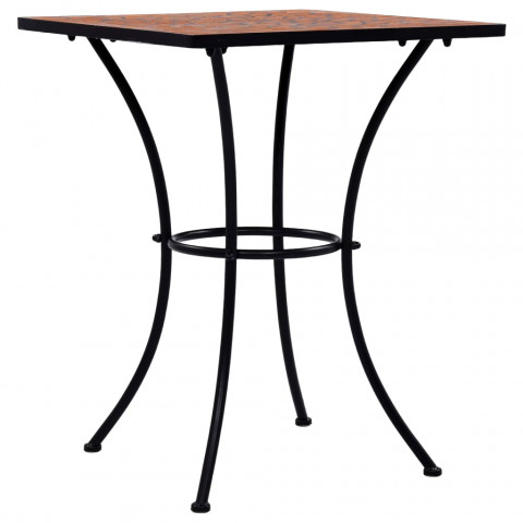 Table de bistro mosaïque 60 cm  céramique - Couleur au choix