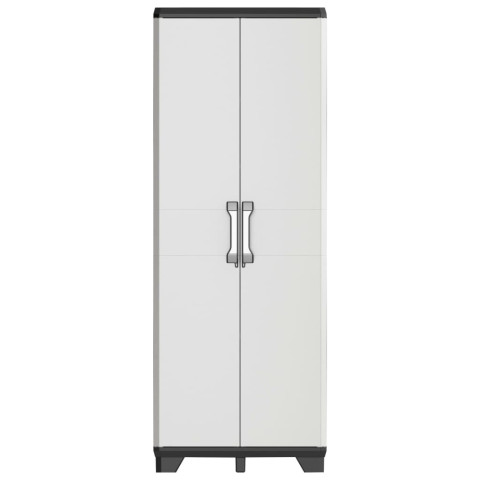 Armoire de rangement polyvalente gear noir et gris 182 cm