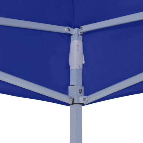 Tente de réception pliable professionnelle 2x2 m Acier Bleu