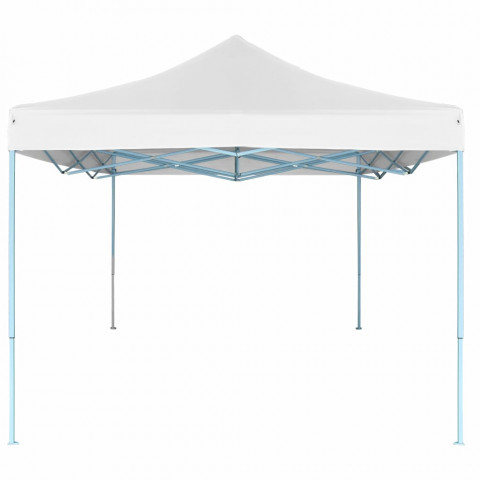 Tente de réception pliable professionnelle 3x4 m Acier Blanc