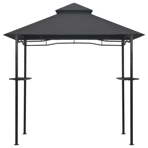 Belvédère de barbecue 240x150x255 cm anthracite acier