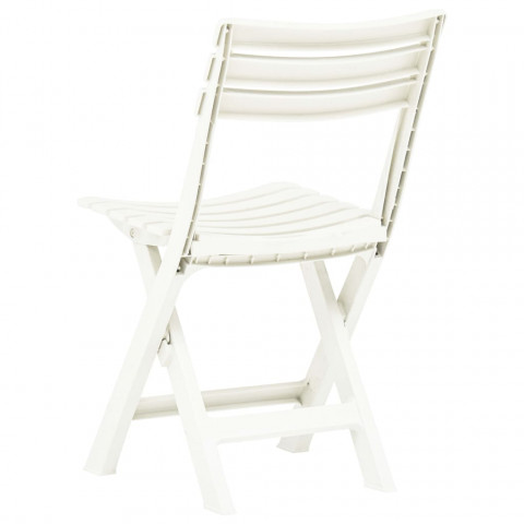 Chaises de jardin pliables 2 pcs plastique - Couleur au choix