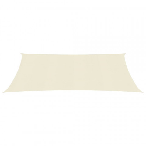 Voile d'ombrage 160 g/m² crème 2,5x5 m pehd