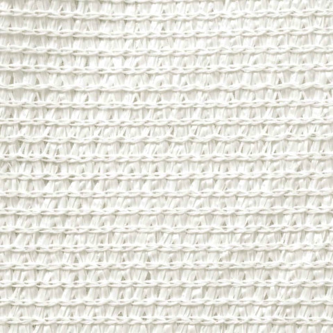 Voile d'ombrage 160 g/m² pehd 5 x 6 m blanc helloshop26 02_0009036