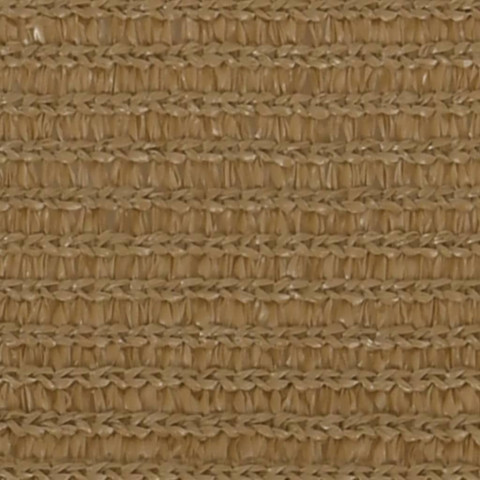 Voile d'ombrage 160 g/m² taupe 2,5x3,5 m pehd