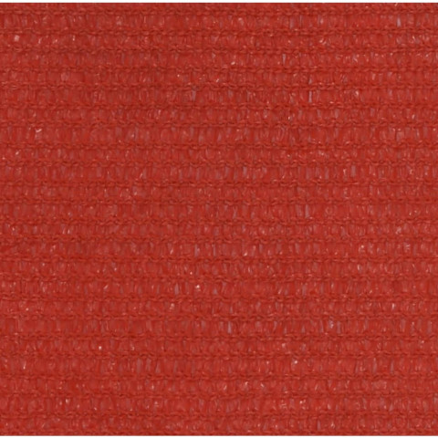 Voile d'ombrage 160 g/m² rouge 3x4 m pehd