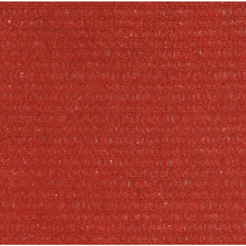 Voile d'ombrage 160 g/m² rouge 3x5 m pehd