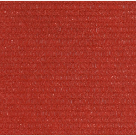 Voile d'ombrage 160 g/m² rouge 3,5x3,5x4,9 m pehd