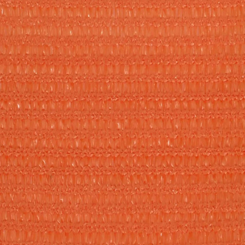 Voile toile d'ombrage parasol 160 g/m² 3,5 x 3,5 x 4,9 m pehd orange helloshop26 02_0009239