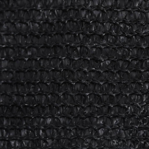 Voile d'ombrage 160 g/m² noir 2,5x3,5 m pehd