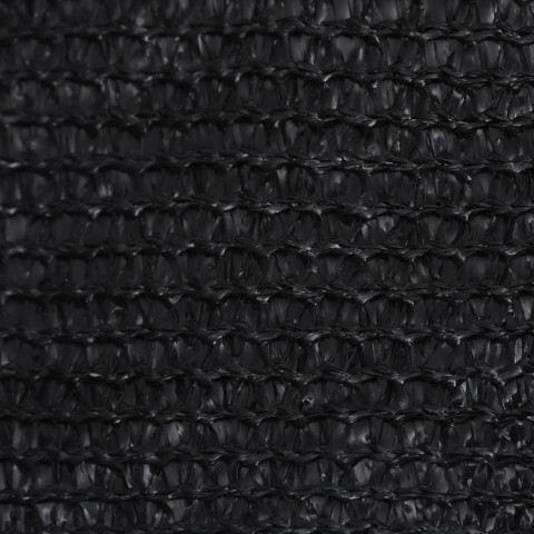 Voile d'ombrage 160 g/m² 3,5 x 4,5 m pehd noir 