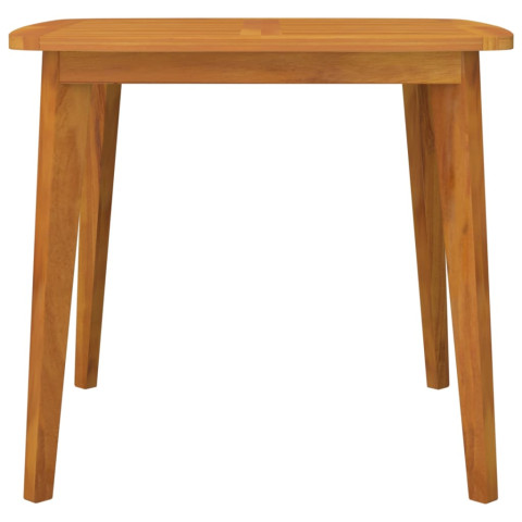 Table de jardin 85x85x75 cm bois d'acacia solide