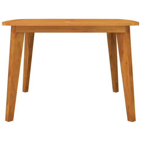 Table de jardin 110x110x75 cm bois d'acacia solide