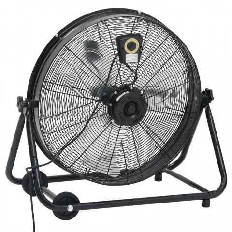 Ventilateur à tambour industriel 60 cm 180 w noir