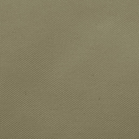 Voile toile d'ombrage parasol tissu oxford carré 4,5 x 4,5 m beige 