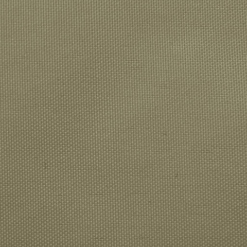 Voile toile d'ombrage parasol tissu oxford rectangulaire 2 x 2,5 m beige helloshop26 02_0009588