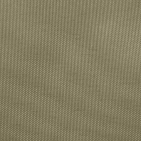 Voile toile d'ombrage parasol tissu oxford rectangulaire 3,5 x 4,5 m beige helloshop26 02_0009639