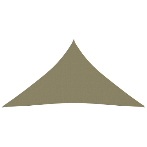 Voile toile d'ombrage parasol tissu oxford triangulaire 3 x 4 x 4 m - Couleur au choix