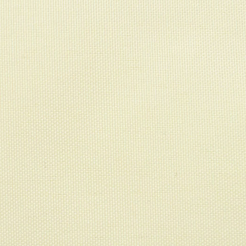 Voile toile d'ombrage parasol tissu oxford rectangulaire 6 x 8 m crème 