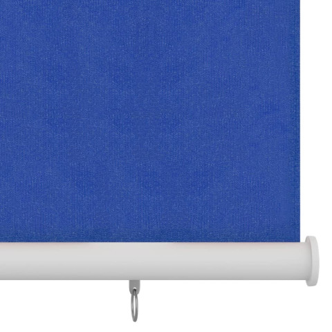 Store roulant d'extérieur 120x230 cm bleu pehd