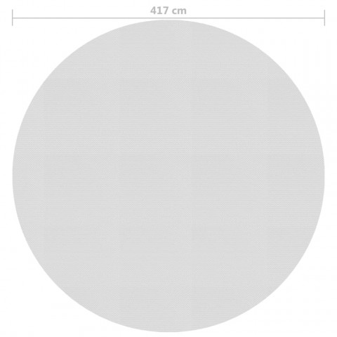 Film solaire de piscine flottant pe 417 cm gris
