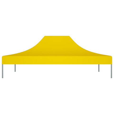 Toit de tente de réception 4x3 m jaune 270 g/m²