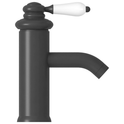 Robinet de lavabo de salle de bain robinet d'évier mitigeur de salle de bain mitigeur de salle d'eau maison intérieur 18 cm gris