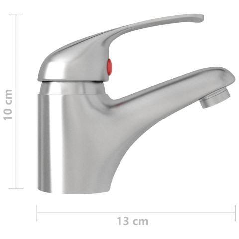 Mitigeur de lavabo robinet de cuisine salle d'eau salle de bain - 13 cm - Couleur au choix