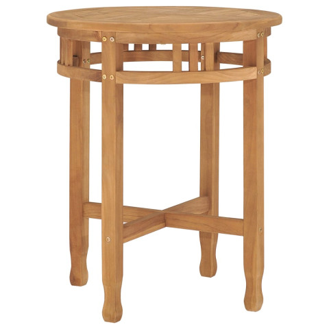 Ensemble de salle à manger de jardin 3 pcs bois de teck solide