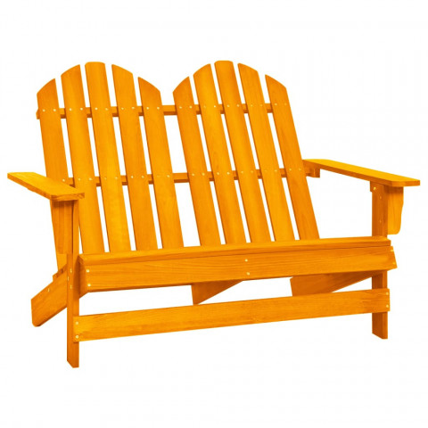 Chaise de jardin adirondack 2 places bois de sapin - Couleur au choix