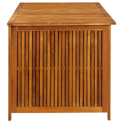 Boîte de rangement de jardin 150x80x75 cm bois d'acacia solide