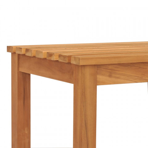 Banc de jardin 114 cm bois de teck solide