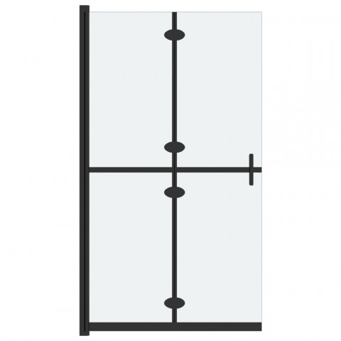 Paroi de douche pliable verre esg dépoli 80x190 cm