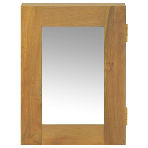 Armoire à miroir 30x10x40 cm bois de teck solide