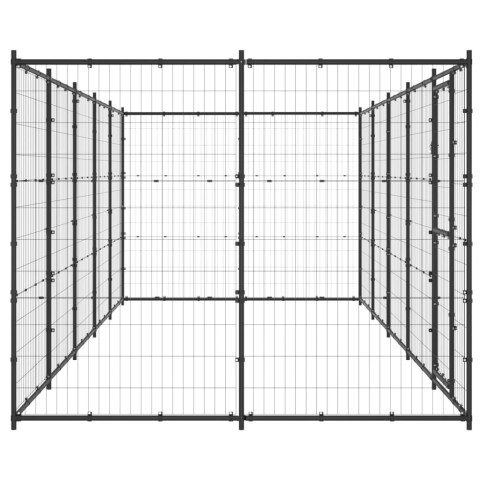 Chenil extérieur acier 12,1 m²