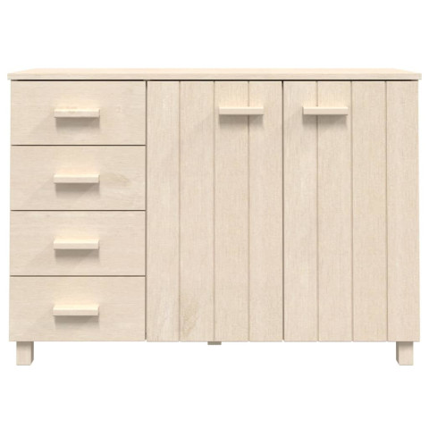 Buffet HAMAR 113x40x80 cm bois massif de pin - Couleur au choix