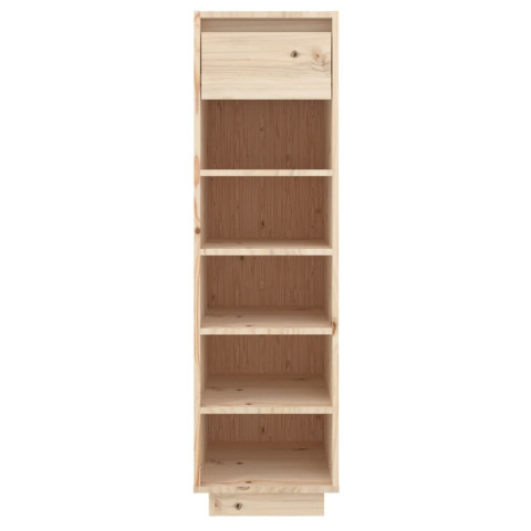 Armoire à chaussures 34x30x105 cm bois de pin massif