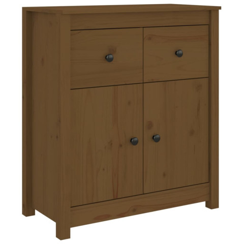 Buffet 70x35x80 cm bois massif de pin - Couleur au choix