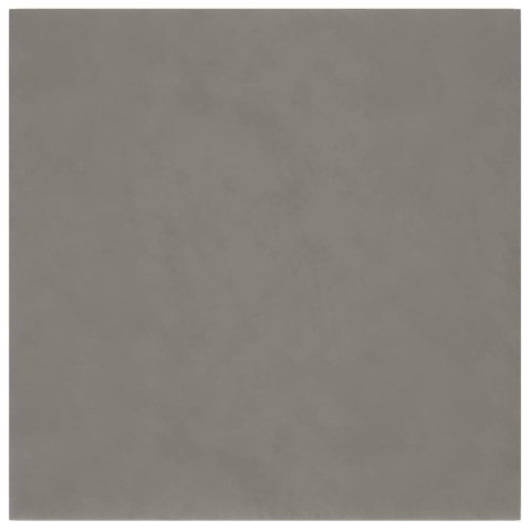 Panneaux muraux 12 pcs gris clair 30x30 cm velours 1,08 m²