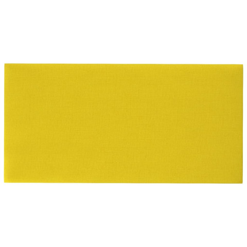 Panneaux muraux 12 pcs jaune clair 60x30 cm tissu 2,16 m²