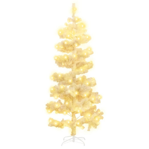 Arbre de noël hélicoïdal avec support et led pvc - Couleur et longueur au choix