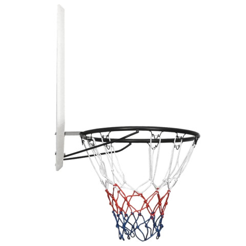 Panneau de basket-ball blanc 90x60x2 cm polyéthylène