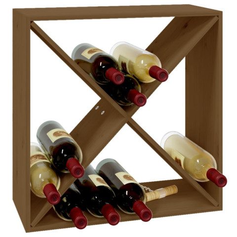 Armoire à vin 62x25x62 cm bois de pin massif - Couleur au choix