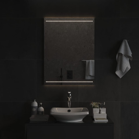 Miroir de salle de bain à led 60x80 cm