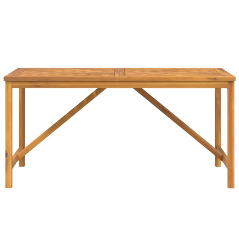 Table à manger de jardin 150x90x74 cm bois d'acacia solide