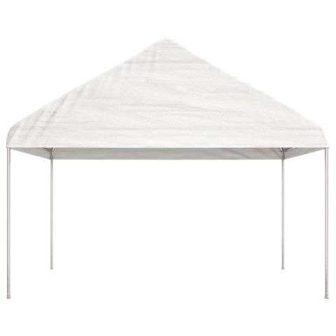 Belvédère avec toit blanc 17,84x4,08x3,22 m polyéthylène