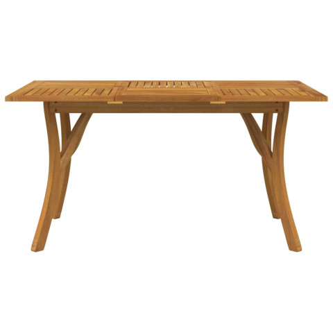 Table de jardin 150x90x75 cm bois d'acacia solide