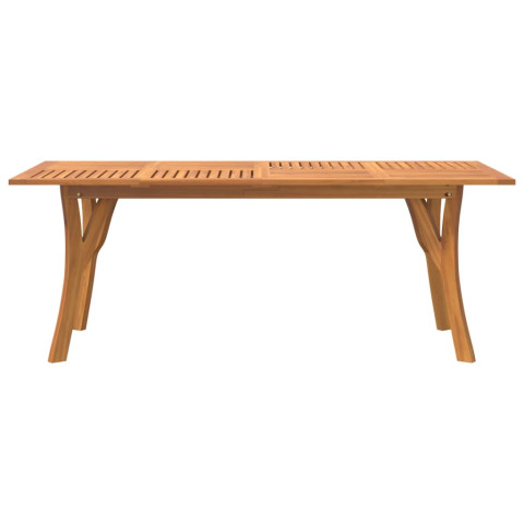 Table de jardin 200x90x75 cm bois d'acacia solide