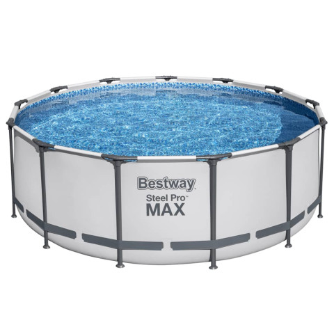 Ensemble de piscine ronde steel pro max 396x122 cm